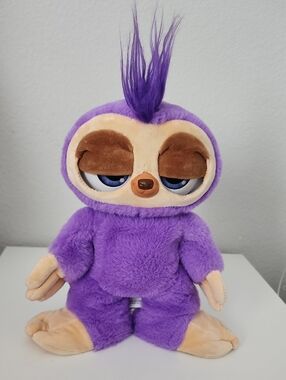Purple Sloth Plush Stuffed Animal - Cozy Kids Plush Toy